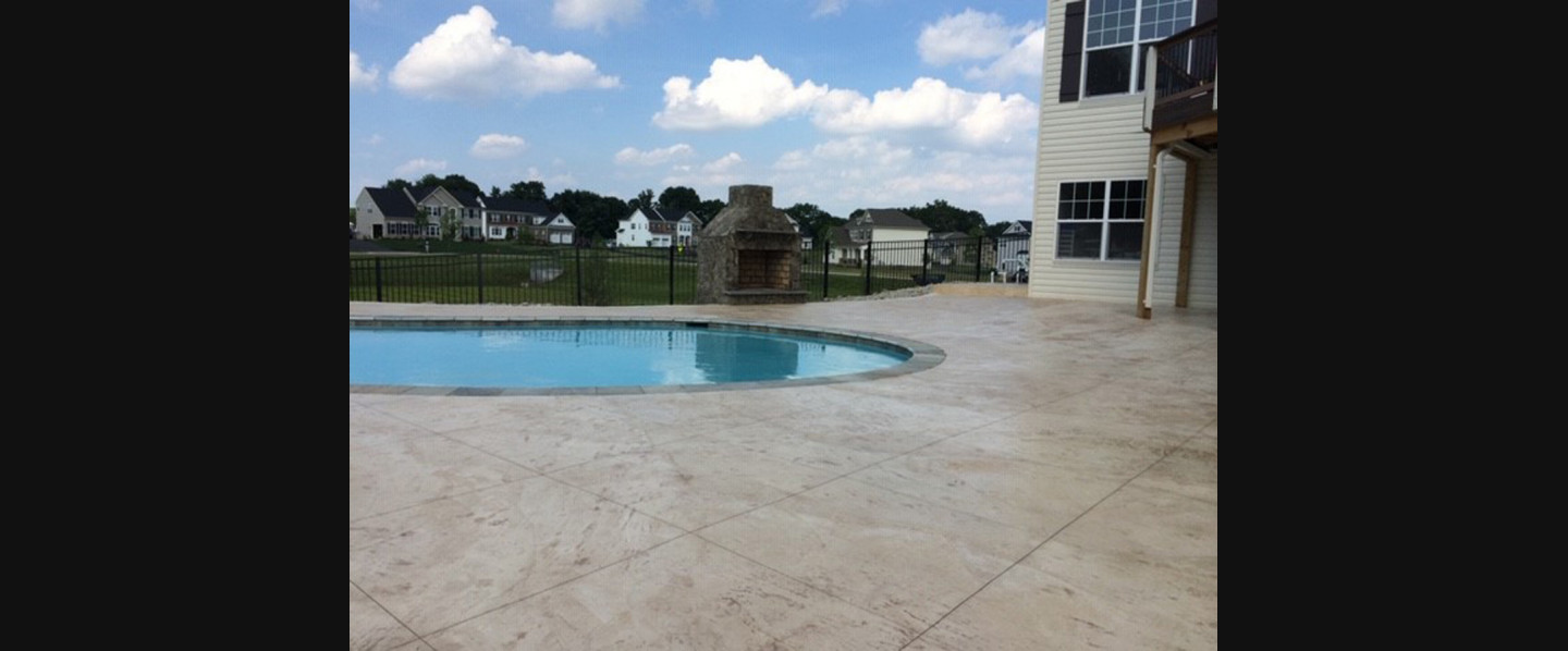 decorative concrete pool surround gainesville va
